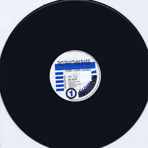 Rio Rhythm Bass - Big Bear / Baram | Global¿ Records (GLOBAL 2) - 2