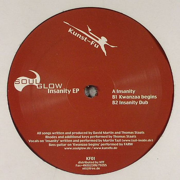 Soul Glow - Insanity EP | Kunst-Fu (KF01) - main