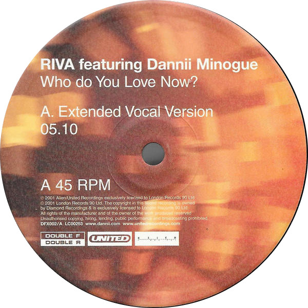Riva Featuring Dannii Minogue - Who Do You Love Now? (Stringer) | Double F Double R (DFX002) - 3 Riva Featuring Dannii Minogue - Who Do You Love Now? (Stringer) | Double F Double R (DFX002) - 3