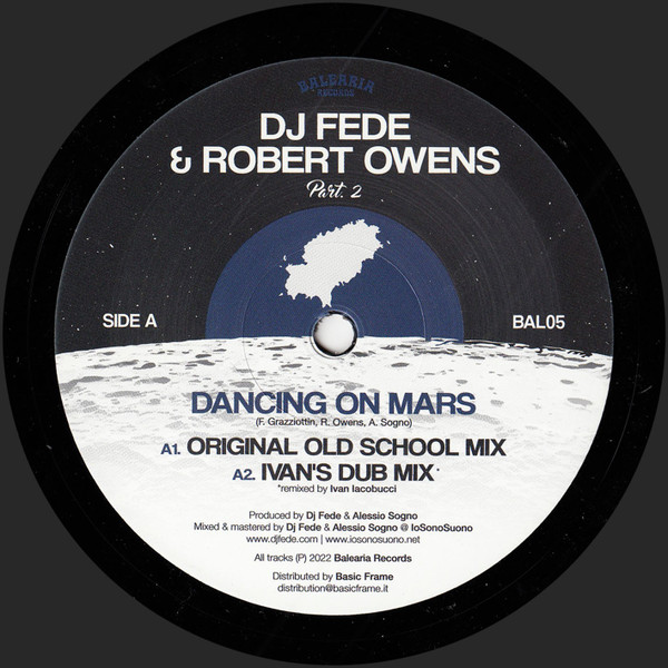 DJ Fede & Robert Owens - Dancing On Mars | Balearia Records (BAL05) - main