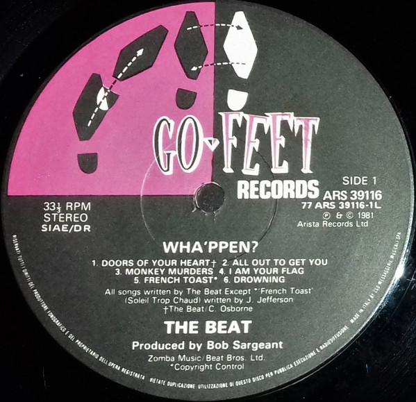 The Beat - Wha'ppen? | Go-Feet Records (ARS 39116) - 6 The Beat - Wha'ppen? | Go-Feet Records (ARS 39116) - 6