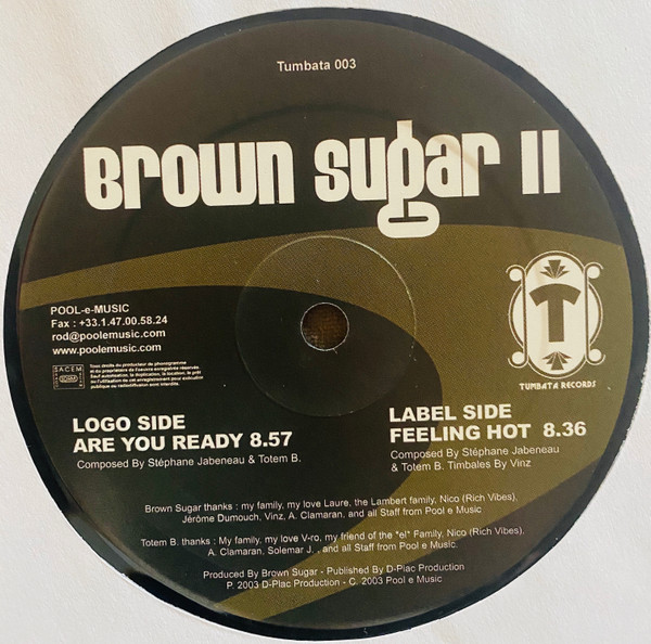 Brown Sugar - Brown Sugar II | Tumbata Records (Tumbata 003) - 2 Brown Sugar - Brown Sugar II | Tumbata Records (Tumbata 003) - 2
