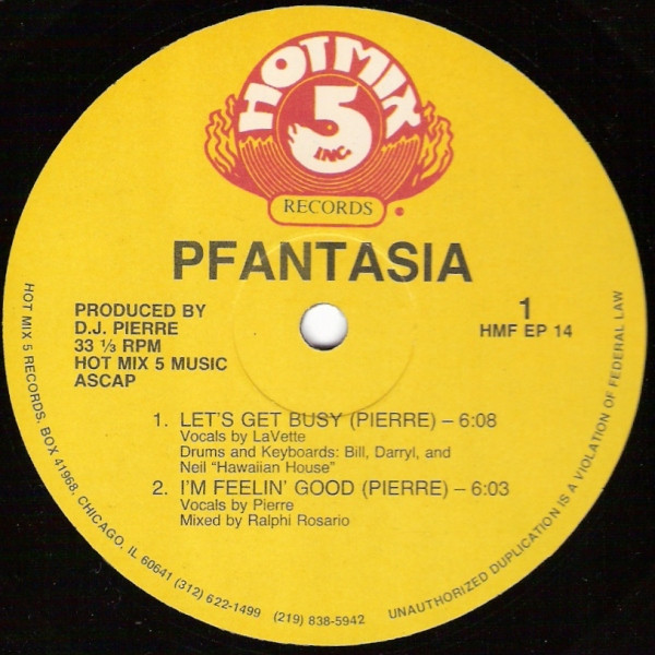 Pfantasia / Phortune - Let's Get Busy / You Wanna Party | Hot Mix 5 Records (HMF EP 14) Pfantasia / Phortune - Let's Get Busy / You Wanna Party | Hot Mix 5 Records (HMF EP 14)