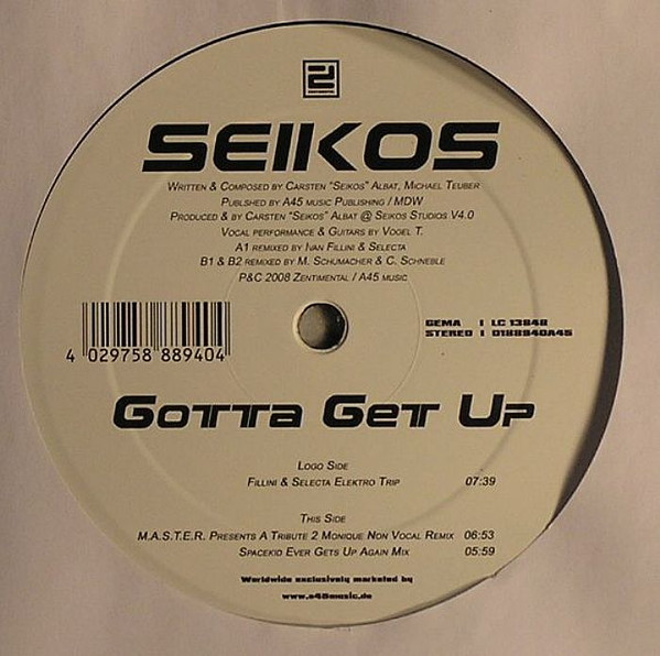 Seikos - Gotta Get Up | Zentimental Records (0188940A45) - 2 Seikos - Gotta Get Up | Zentimental Records (0188940A45) - 2