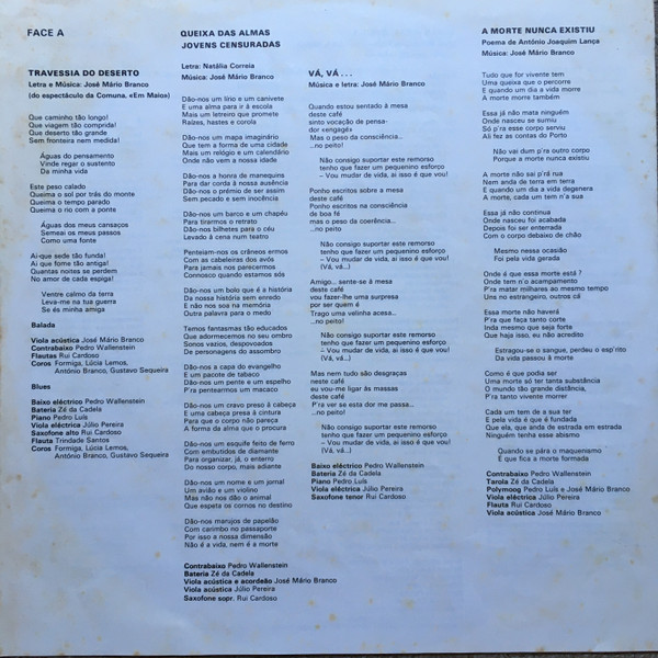 José Mário Branco - Ser Solidário | Som (603306) - 8 José Mário Branco - Ser Solidário | Som (603306) - 8