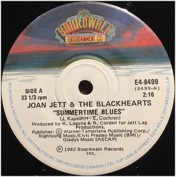 Joan Jett & The Blackhearts - Summertime Blues | The Boardwalk Entertainment Co (E4-8499) - 3 Joan Jett & The Blackhearts - Summertime Blues | The Boardwalk Entertainment Co (E4-8499) - 3