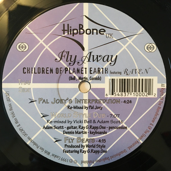 Children Of Planet Earth Featuring Raven - Fly Away | Hipbone Records (HBUK-0002) - 4 Children Of Planet Earth Featuring Raven - Fly Away | Hipbone Records (HBUK-0002) - 4