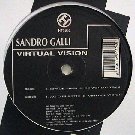 Sandro Galli - Virtual Vision | Hot Trax (HT2932) - main