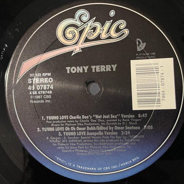 Tony Terry - Young Love | Epic (49 07874) - 3