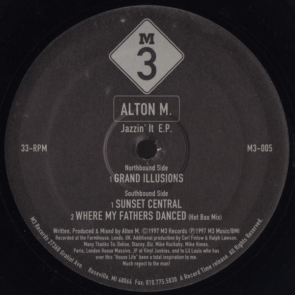 Alton M. - Jazzin' It E.P. | M3 (M3-005) Alton M. - Jazzin' It E.P. | M3 (M3-005)