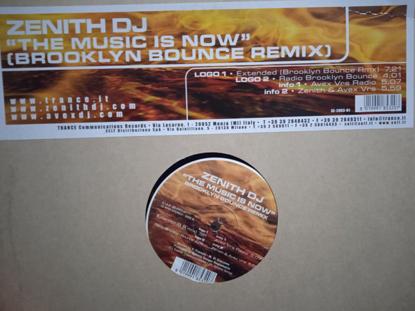 Zenith DJ - The Music Is Now | Trance Communications Records (SE-2003-01) - main Zenith DJ - The Music Is Now | Trance Communications Records (SE-2003-01) - main