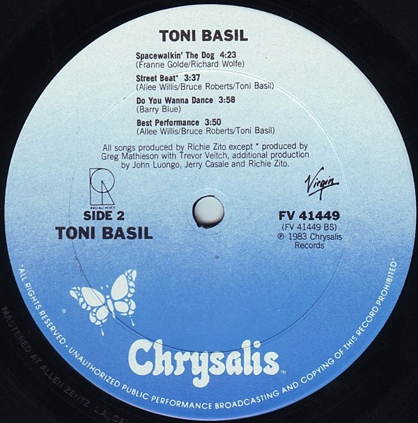 Toni Basil - Toni Basil | Chrysalis (FV 41449) - 4 Toni Basil - Toni Basil | Chrysalis (FV 41449) - 4