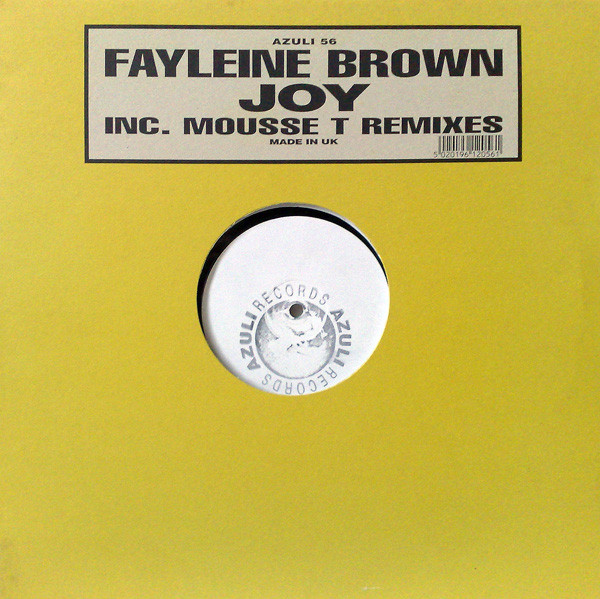 Fayleine Brown - Joy | Azuli Records (AZNY 056)
