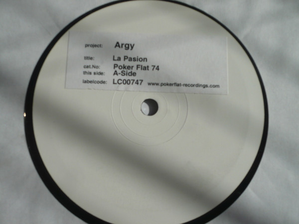 Argy - La Pasion | Poker Flat Recordings (PFR 74)