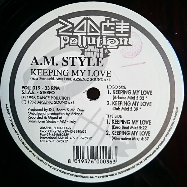 A.M. Style - Keeping My Love | Dance Pollution (POLL 019)