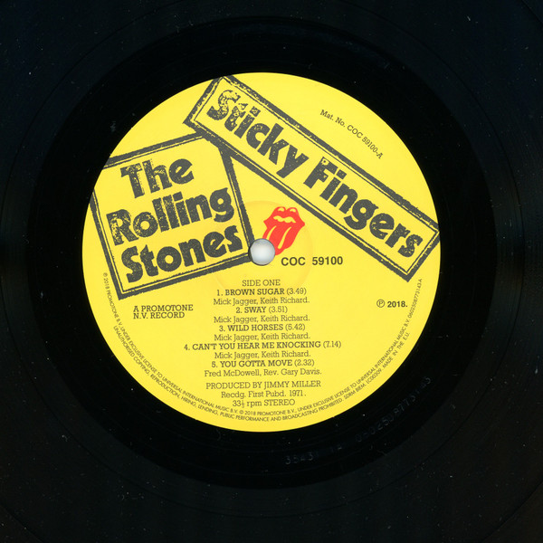 The Rolling Stones - Sticky Fingers | Promotone N.V. (COC 59100) - 2 The Rolling Stones - Sticky Fingers | Promotone N.V. (COC 59100) - 2