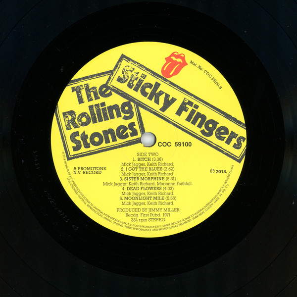 The Rolling Stones - Sticky Fingers | Promotone N.V. (COC 59100) - 3 The Rolling Stones - Sticky Fingers | Promotone N.V. (COC 59100) - 3