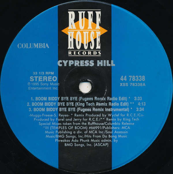 Cypress Hill - Boom Biddy Bye Bye | Ruffhouse Records (44 78338) - 5 Cypress Hill - Boom Biddy Bye Bye | Ruffhouse Records (44 78338) - 5