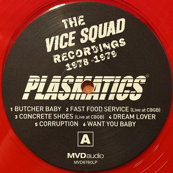 Plasmatics - The Vice Squad Recordings 1978-1979 | MVD Audio (MVD6780LP) - 3 Plasmatics - The Vice Squad Recordings 1978-1979 | MVD Audio (MVD6780LP) - 3