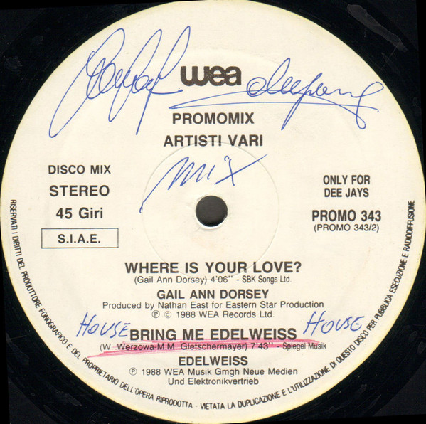 Various - Promomix | WEA (PROMO 343) - 2
