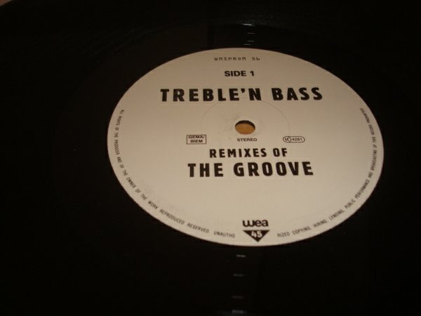 Treble'N Bass - The Groove | WEA (WMSPROM 56) - main