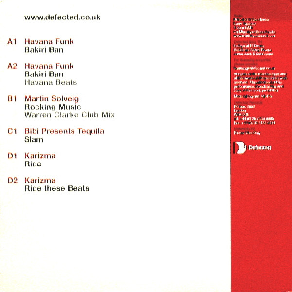 Various - Defected Miami '04 (Special Promo Sampler Part 2) | Defected (MIAMI04LP2) - 2 Various - Defected Miami '04 (Special Promo Sampler Part 2) | Defected (MIAMI04LP2) - 2