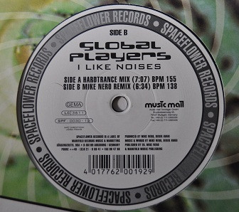 Global Players - I Like Noises | Spaceflower Records (SPF-0030-12)