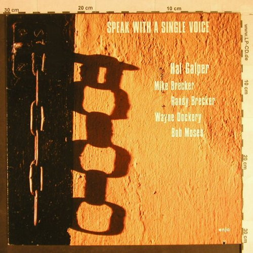 Hal Galper Quintet - Speak With A Single Voice | Enja Records (4006)