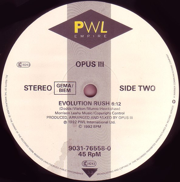 Opus III - It's A Fine Day | PWL International (9031-76558-0) - 4