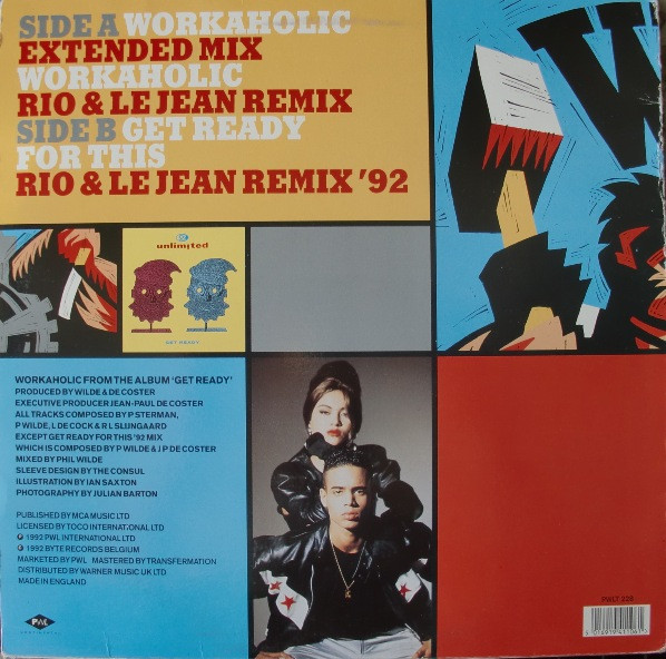 2 Unlimited - Workaholic | PWL Continental (PWLT 228) - 2