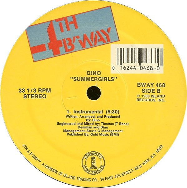 Dino - Summergirls | 4th & Broadway (BWAY 468) - 2