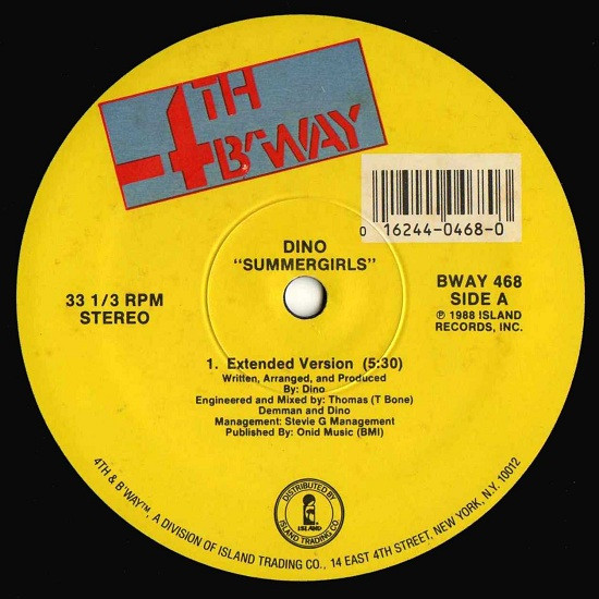 Dino - Summergirls | 4th & Broadway (BWAY 468)