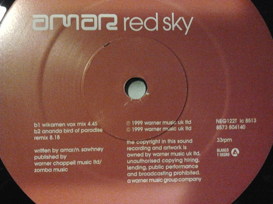 Amar - Red Sky | Blanco Y Negro (NEG 122T) - 4 Amar - Red Sky | Blanco Y Negro (NEG 122T) - 4
