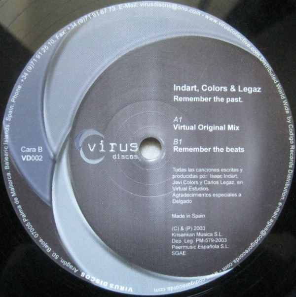 Indart , Colors & Legaz - Remember The Past | Virus Discos (VD002) - main Indart , Colors & Legaz - Remember The Past | Virus Discos (VD002) - main