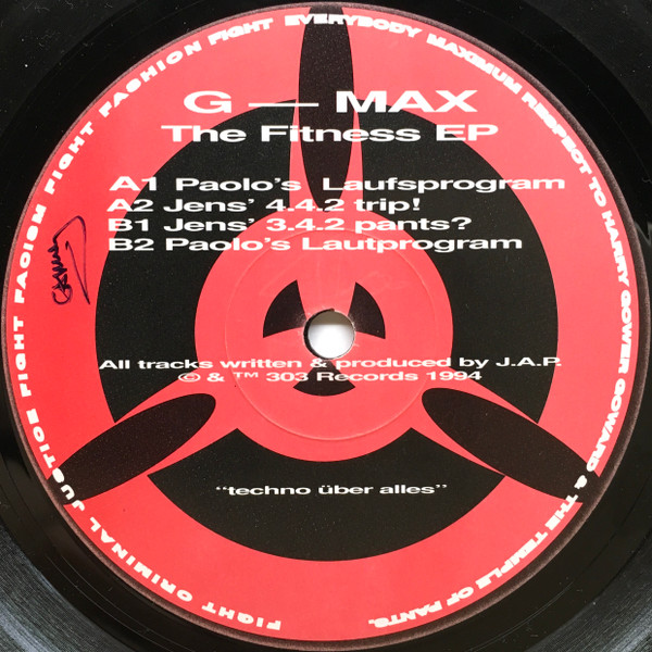 G-MAX - The Fitness EP | 303 Records (THREE 03)