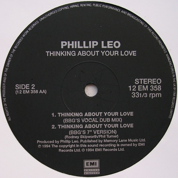Phillip Leo - Thinking About Your Love | EMI United Kingdom (12 EM 358) - 4 Phillip Leo - Thinking About Your Love | EMI United Kingdom (12 EM 358) - 4
