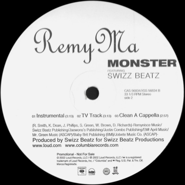 Remy Ma - Monster | Loud Records (CAS 56834) - 3 Remy Ma - Monster | Loud Records (CAS 56834) - 3