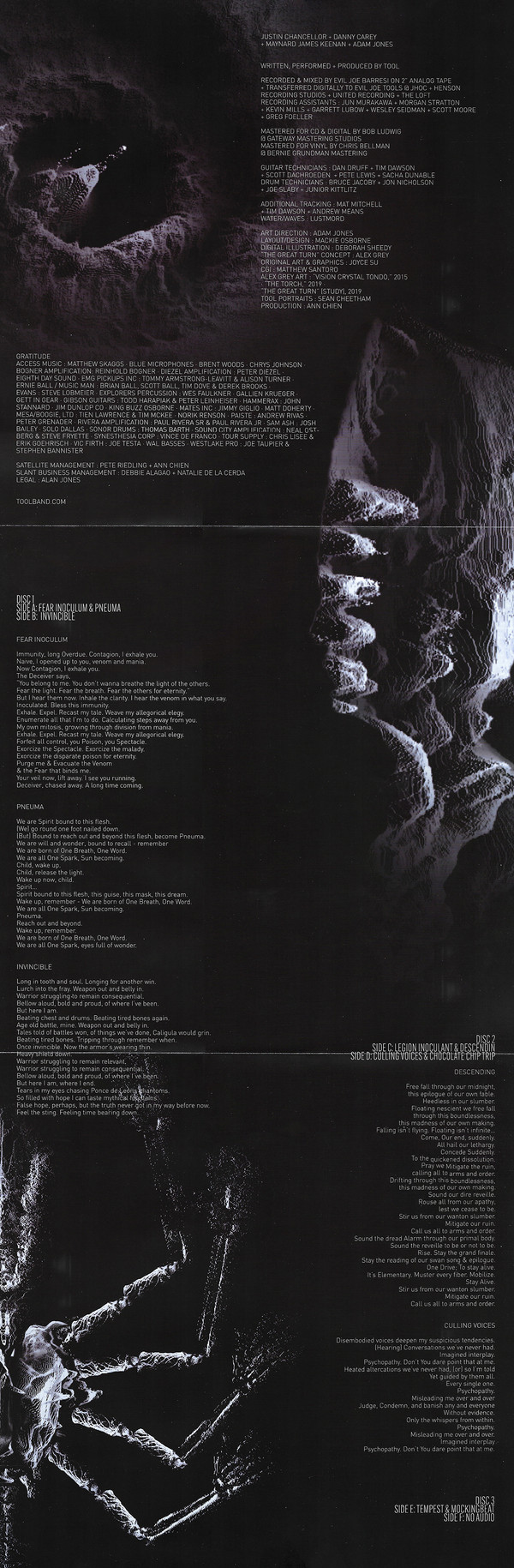 Tool - Fear Inoculum | Tool Dissectional (19439-95020-1S1) - 20