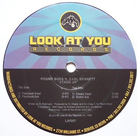 Pound Boys feat. Earl Bennett - Stand Up | Look At You Records (LAY 007) - 2 Pound Boys feat. Earl Bennett - Stand Up | Look At You Records (LAY 007) - 2