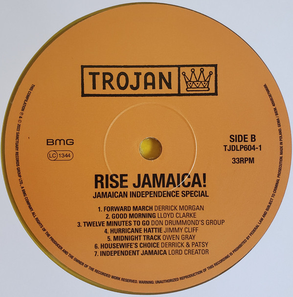Various - Rise Jamaica! | Trojan Records (TJDLP604) - 3