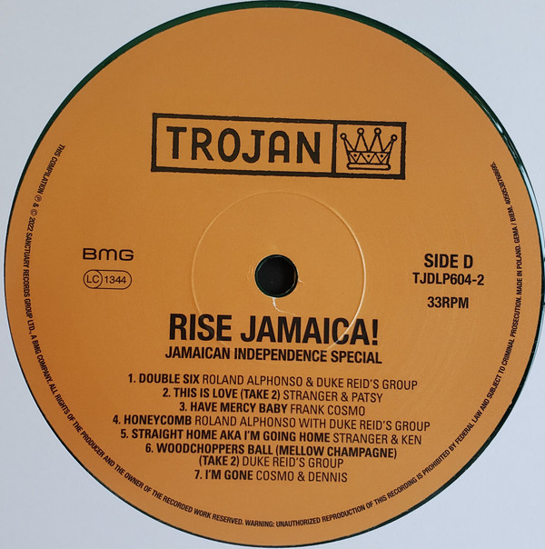 Various - Rise Jamaica! | Trojan Records (TJDLP604) - 8