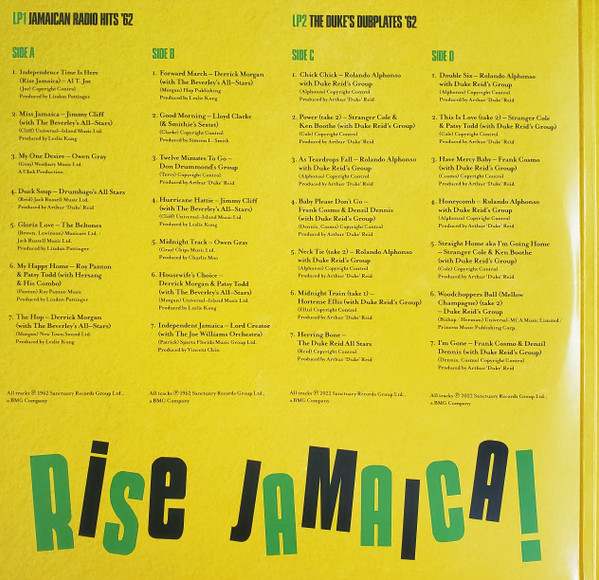 Various - Rise Jamaica! | Trojan Records (TJDLP604) - 5