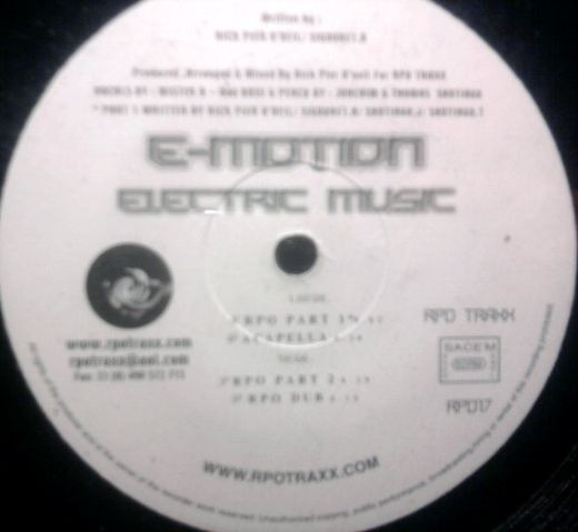E-Motion - Electric Music | RPO Traxx (RPO 017) - 3