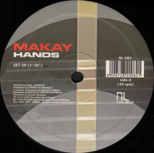 Makay - Hands | No Label (NL 082) - 2