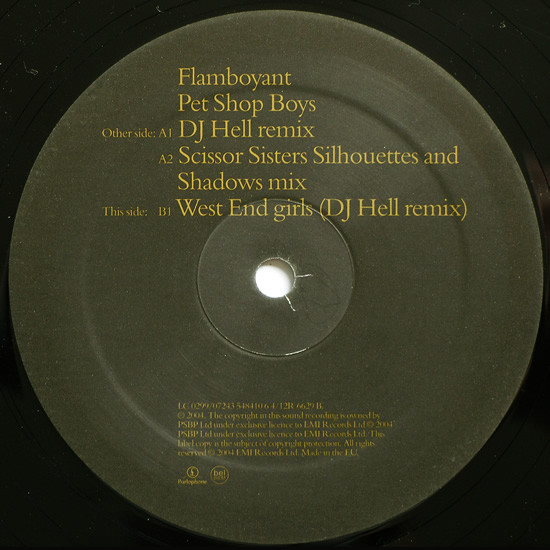 Pet Shop Boys - Flamboyant | Parlophone (12R 6629) - 3