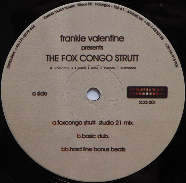 Frankie Valentine - The Fox Congo Strutt | Exelixis Music House (XLXS 001) - main Frankie Valentine - The Fox Congo Strutt | Exelixis Music House (XLXS 001) - main