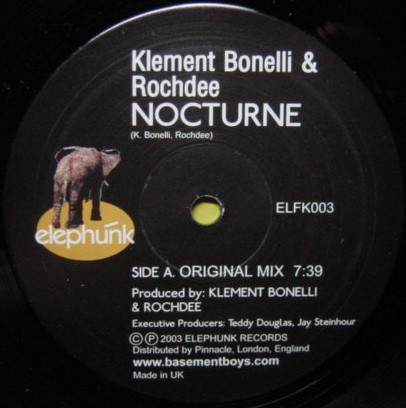 Klement Bonelli & Rochdee - Nocturne | Elephunk Records (ELFK003)