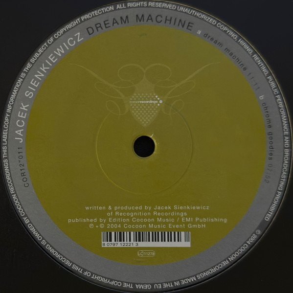 Jacek Sienkiewicz - Dream Machine EP | Cocoon Recordings (COR12"011) - main