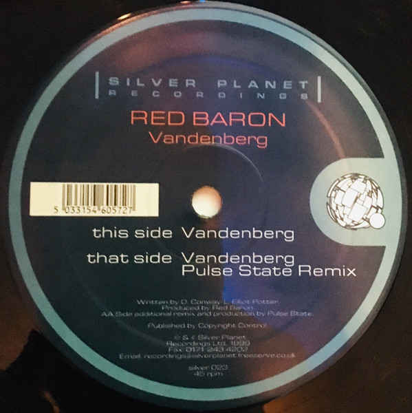 Red Baron - Vandenberg | Silver Planet Recordings (SILVER023)