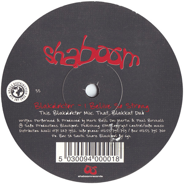 BlakDoktor - I Believe So Strong | Shaboom Records (SHAB 002)